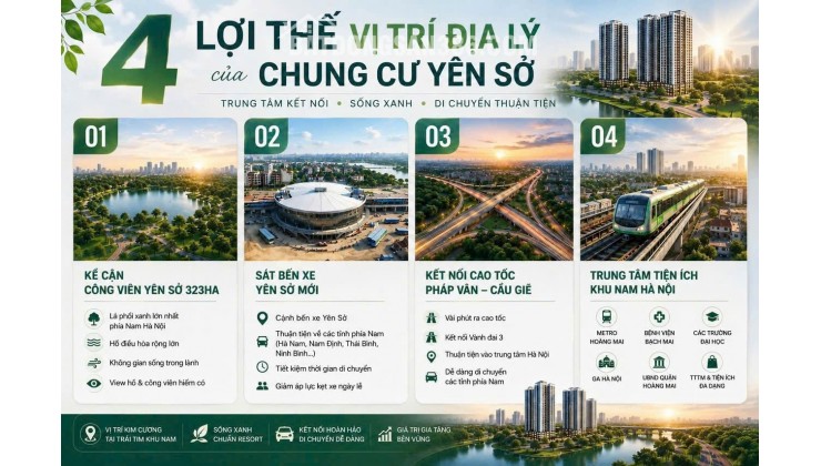 Nhận đăng ký căn hộ Gamuda Central Park trong công viên Yên Sở